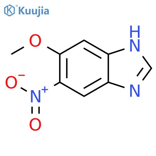 1H-Benzimidazole,6-methoxy-5-nitro- structure