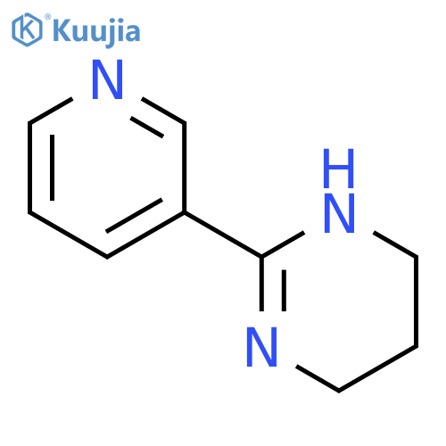 Pyrimidine, 1,4,5,6-tetrahydro-2-(3-pyridinyl)- structure