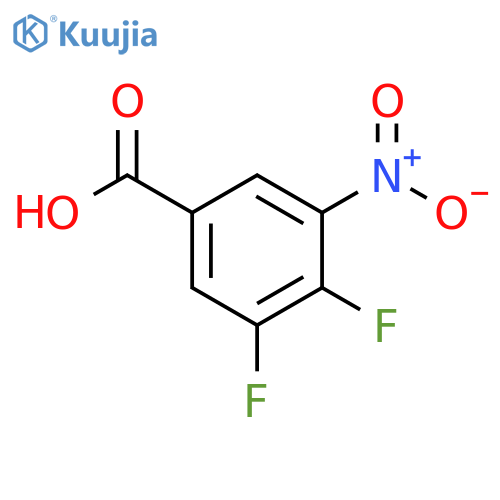 3,4-difluoro-5-nitroBenzoic acid structure