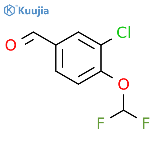 3-Chloro-4-(Difluoromethoxy)benzaldehyde structure