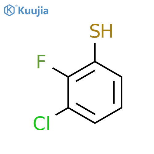 3-chloro-2-fluorobenzene-1-thiol structure