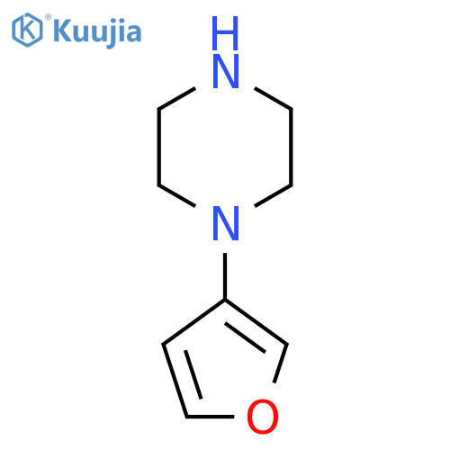 1-(furan-3-yl)piperazine structure