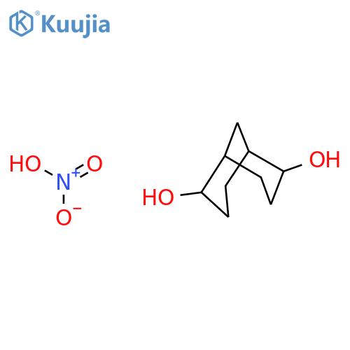 Bicyclo[3.3.1]nonane-2,6-diol, mononitrate structure