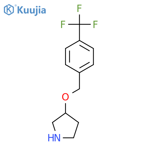 3-4-(Trifluoromethyl)phenylmethoxy-pyrrolidine structure