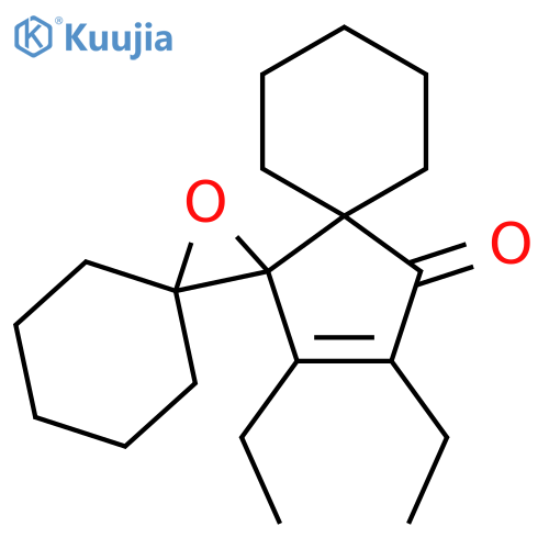 14-Oxatrispiro[5.0.0.5.1.3]heptadec-15-en-17-one, 15,16-diethyl- structure