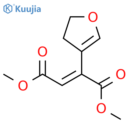 2-Butenedioic acid, 2-(4,5-dihydro-3-furanyl)-, dimethyl ester, (E)- structure