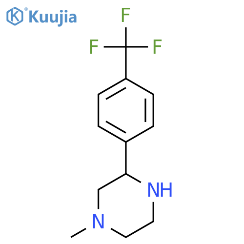 1-methyl-3-[4-(trifluoromethyl)phenyl]-Piperazine structure