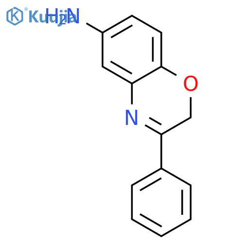 2H-1,4-Benzoxazin-6-amine, 3-phenyl- structure