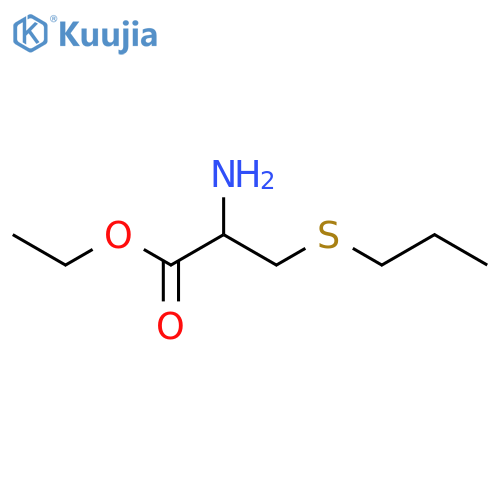 DL-CYSTEINE, S-PROPYL-, ETHYL ESTER structure