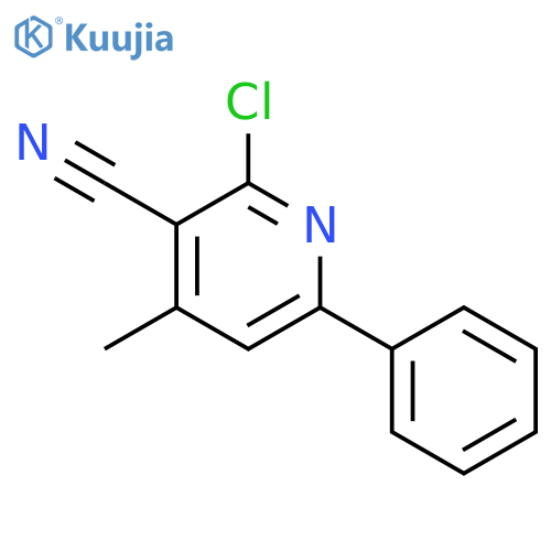 2-chloro-4-methyl-6-phenylpyridine-3-carbonitrile structure