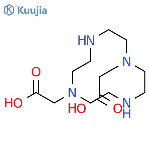 1,4,7,10-Tetraazacyclododecane-1,7-diacetic acid structure