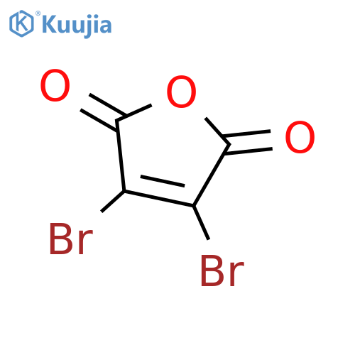 3,4-Dibromofuran-2,5-dione structure