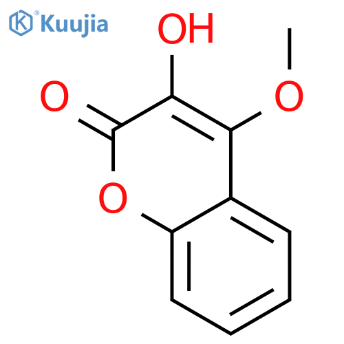3-Hydroxy-4-methoxy-2H-chromen-2-one structure