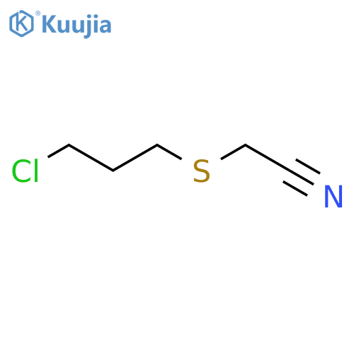 2-(3-Chloropropyl)sulfanylacetonitrile structure