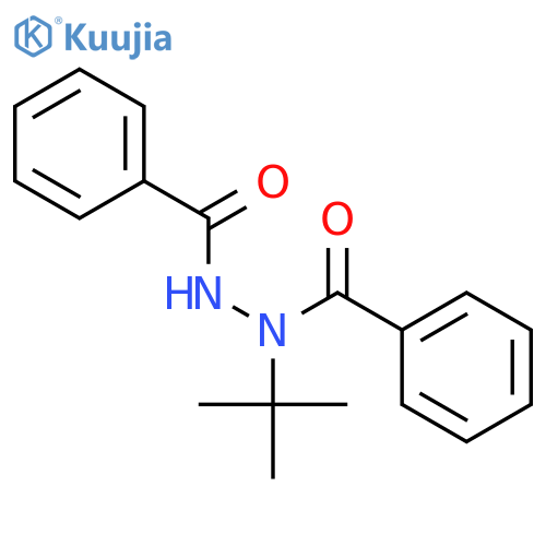 1,2-Dibenzoyl-1-(tert-butyl)hydrazine structure