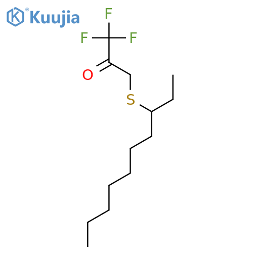 2-Propanone,3-[(1-ethyloctyl)thio]-1,1,1-trifluoro- structure