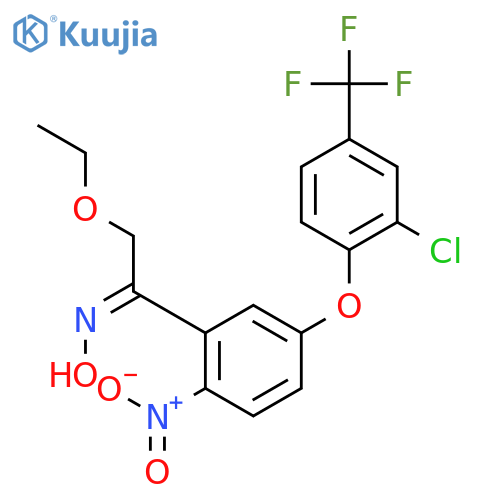Ethanone, 1-[5-[2-chloro-4-(trifluoromethyl)phenoxy]-2-nitrophenyl]-2-ethoxy-, oxime, (E)- structure