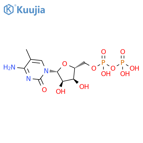 Cytidine 5'-(trihydrogen diphosphate), 5-methyl- structure