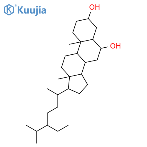 Stigmastane-3,6-diol structure