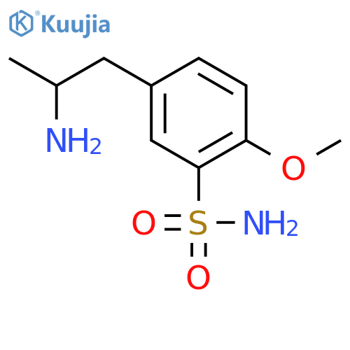 5-(2-Aminopropyl)-2-methoxybenzenesulphonamide structure