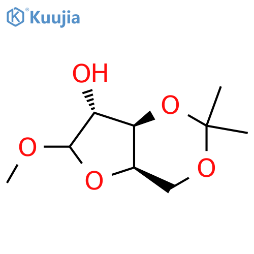 methyl 3,5-O-isopropylidene-αβ-D-xylofuranoside structure