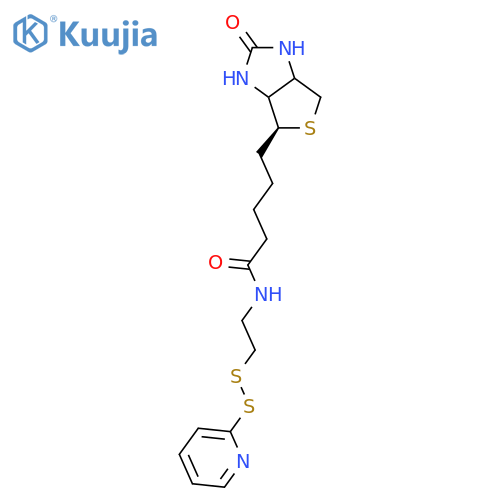 Biotin-2-(2-pyridyldithio)ethylamide structure