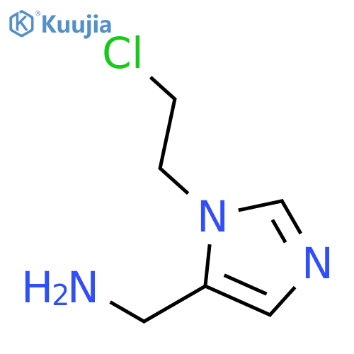 1H-Imidazole-5-methanamine, 1-(2-chloroethyl)- structure