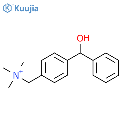 Methyl, hydroxyphenyl[4-[(trimethylammonio)methyl]phenyl]- structure