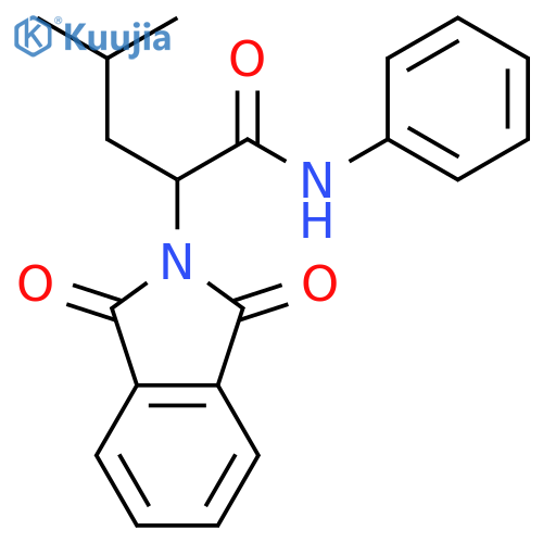 2H-Isoindole-2-acetamide,1,3-dihydro-a-(2-methylpropyl)-1,3-dioxo-N-phenyl- structure