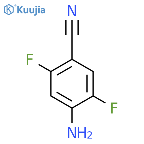 4-Amino-2,5-difluorobenzonitrile structure