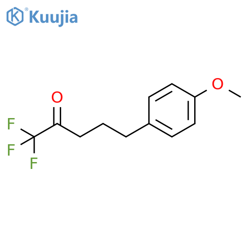 2-Pentanone, 1,1,1-trifluoro-5-(4-methoxyphenyl)- structure