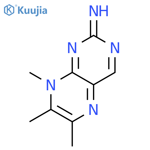 Pteridine, 2,8-dihydro-2-iminotri-6,7,8-methyl- (6CI) structure