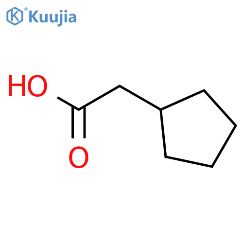 2-cyclopentylacetic acid structure