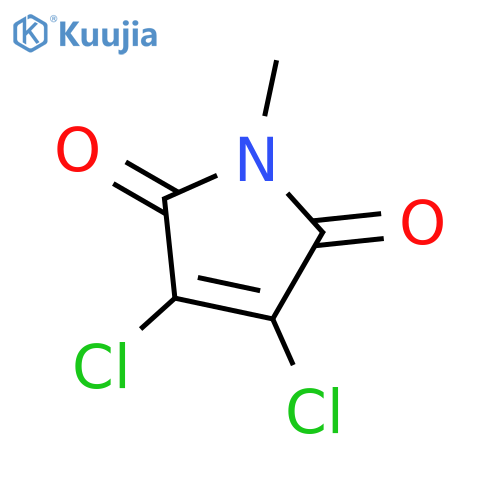 3,4-dichloro-1-methyl-2,5-dihydro-1H-pyrrole-2,5-dione structure
