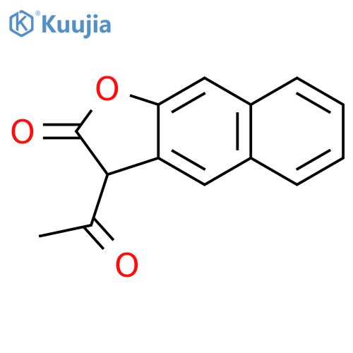 Naphtho[2,3-b]furan-2(3H)-one, 3-acetyl- structure