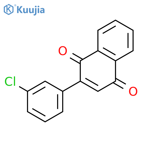 1,4-Naphthalenedione, 2-(3-chlorophenyl)- structure