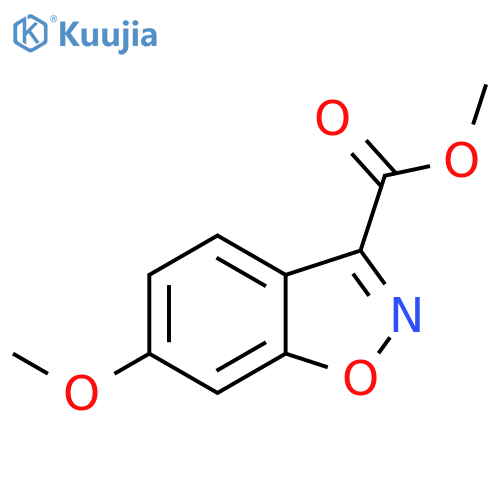 Methyl 6-methoxybenzo[d]isoxazole-3-carboxylate structure