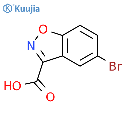5-Bromo-benzodisoxazole-3-carboxylic Acid structure