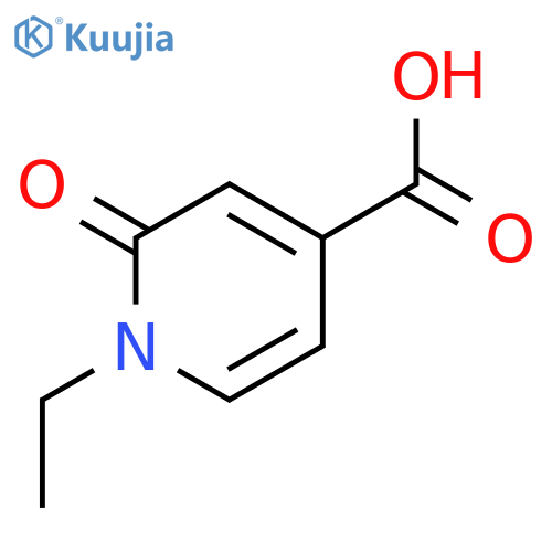 1-Ethyl-2-oxo-1,2-dihydropyridine-4-carboxylic acid structure