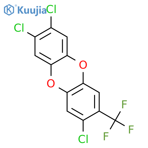 Dibenzo[b,e][1,4]dioxin,2,3,7-trichloro-8-(trifluoromethyl)- structure