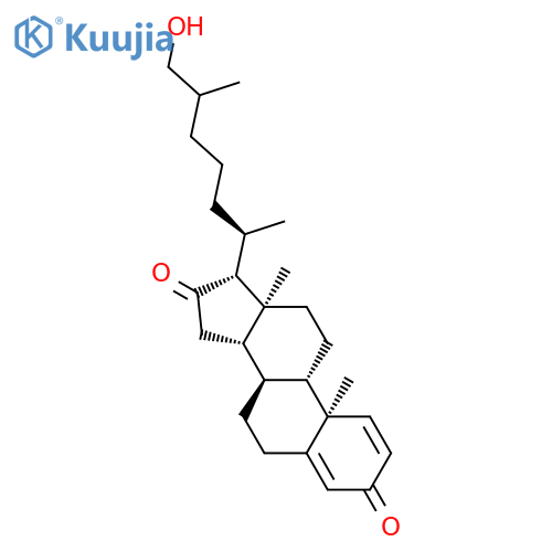 Cholesta-1,4-diene-3,16-dione, 26-hydroxy- structure