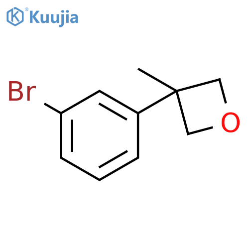 3-(3-bromophenyl)-3-methyloxetane structure