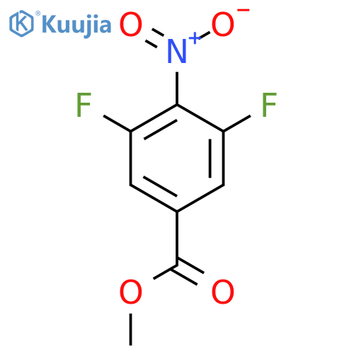 Methyl 3,5-difluoro-4-nitrobenzoate structure