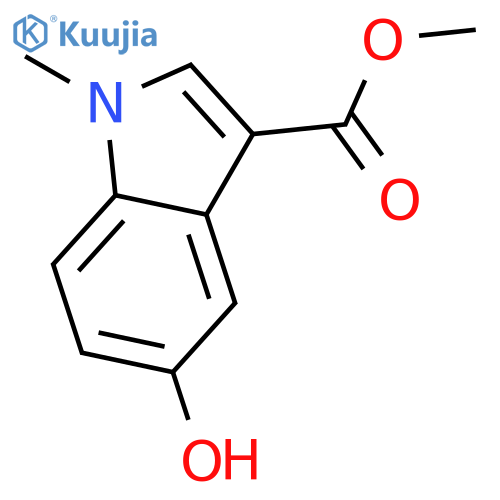 5-hydroxy-1-methyl-1H-Indole-3-carboxylic acid methyl ester structure