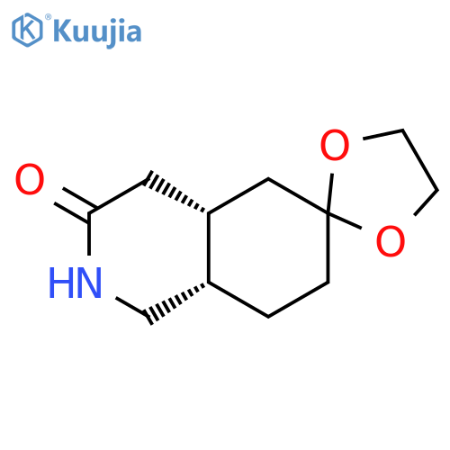 Spiro[1,3-dioxolane-2,6'(2'H)-isoquinolin]-3'(4'H)-one, hexahydro-, cis-(±)- structure