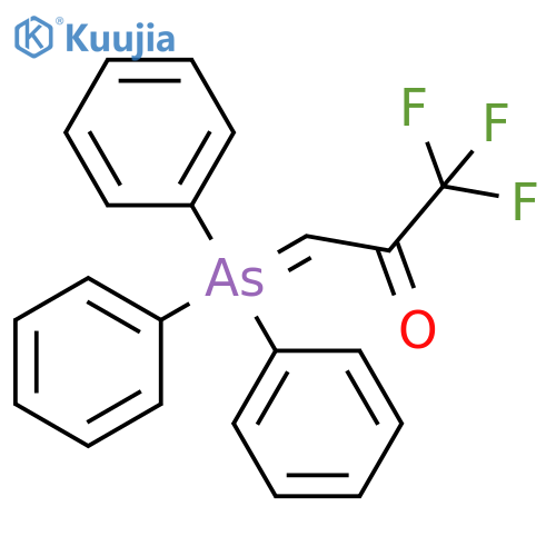2-Propanone, 1,1,1-trifluoro-3-(triphenylarsoranylidene)- structure