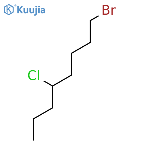 Octane, 1-bromo-5-chloro- structure
