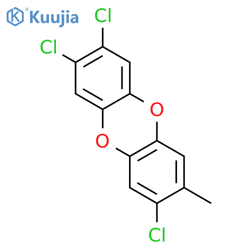 Dibenzo[b,e][1,4]dioxin,2,3,7-trichloro-8-methyl- structure