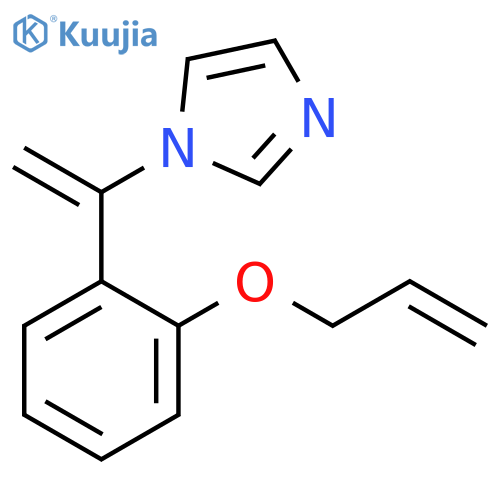 1H-Imidazole, 1-[1-[2-(2-propenyloxy)phenyl]ethenyl]- structure