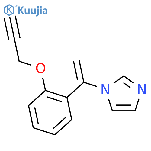 1H-Imidazole, 1-[1-[2-(2-propynyloxy)phenyl]ethenyl]- structure